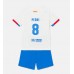 Tanie Strój piłkarski Barcelona Pedri Gonzalez #8 Koszulka Wyjazdowej dla dziecięce 2023-24 Krótkie Rękawy (+ szorty)